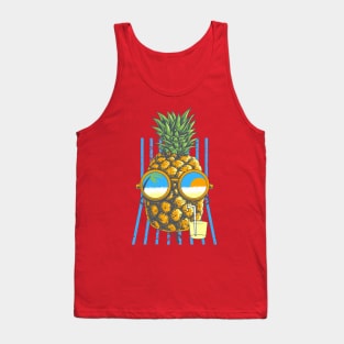 Pineapple Summer Vibe Tank Top